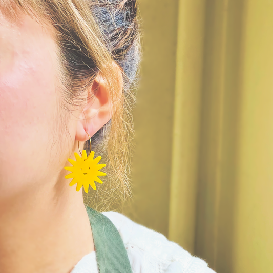 Acrylic Little Star Creature earrings