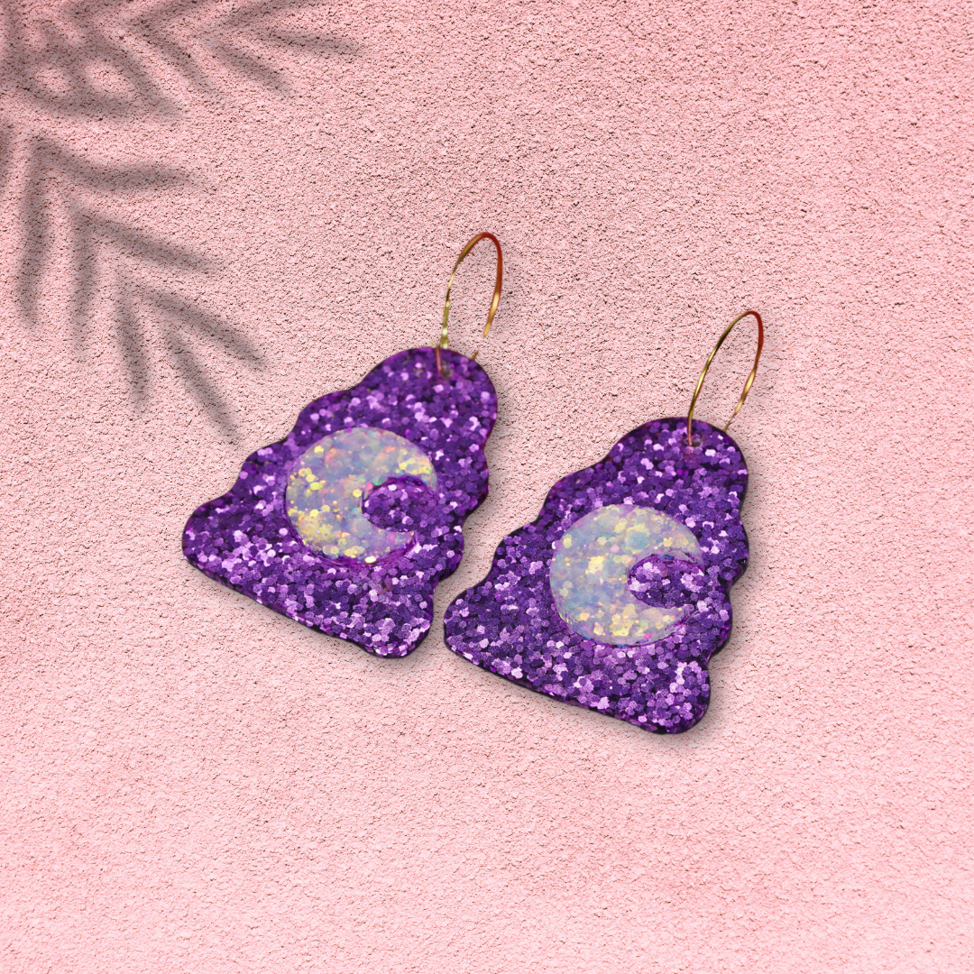 Moon witch earrings