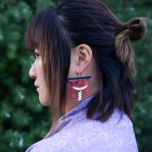 Japanese Torii Gate Earrings