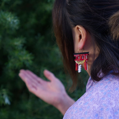 Japanese Torii Gate Earrings