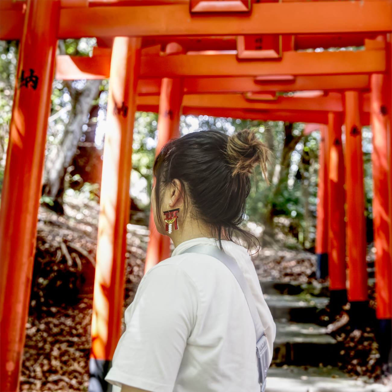 Japanese Torii Gate earrings