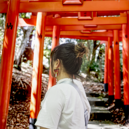 Japanese Torii Gate Earrings