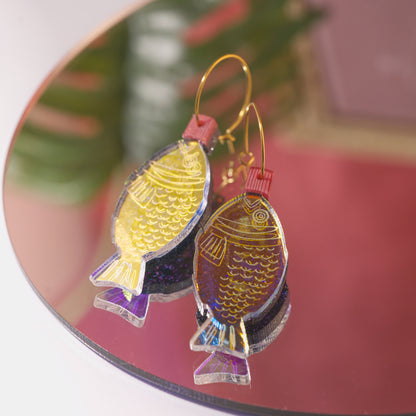 Japanese Soy Sauce Fish Earrings