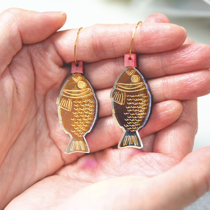 Japanese Soy Sauce Fish Earrings