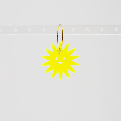 Acrylic Little Star Creature earrings