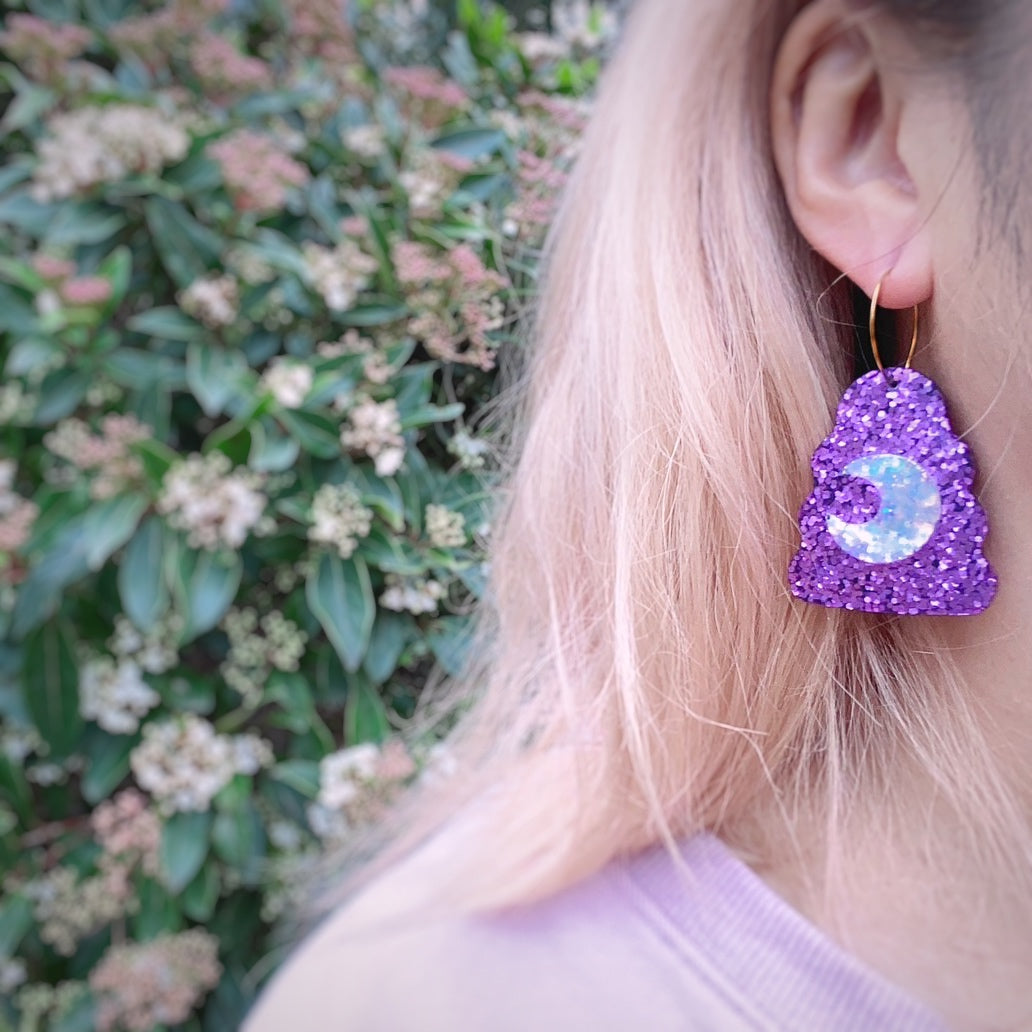 Moon witch earrings