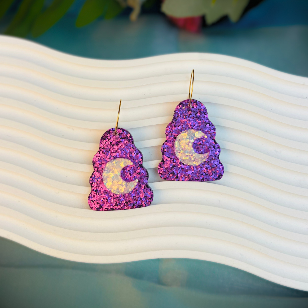 Moon witch earrings