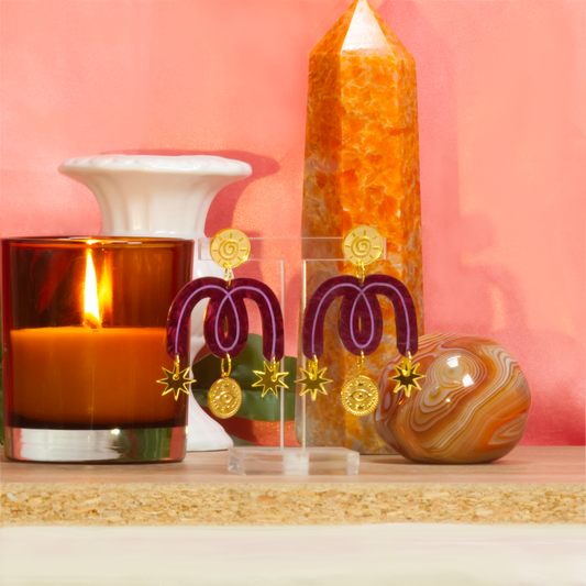 Enchanted Sun and Star earrings