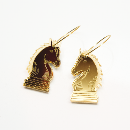 ZODIAC KNIGHT Hoop Earrings