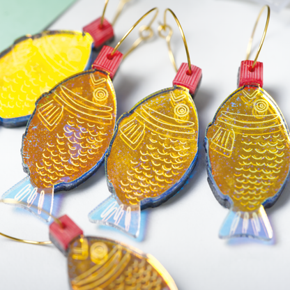 Japanese Soy Sauce Fish Earrings