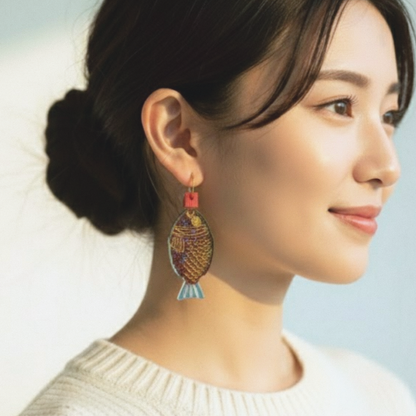Japanese Soy Sauce Fish Earrings