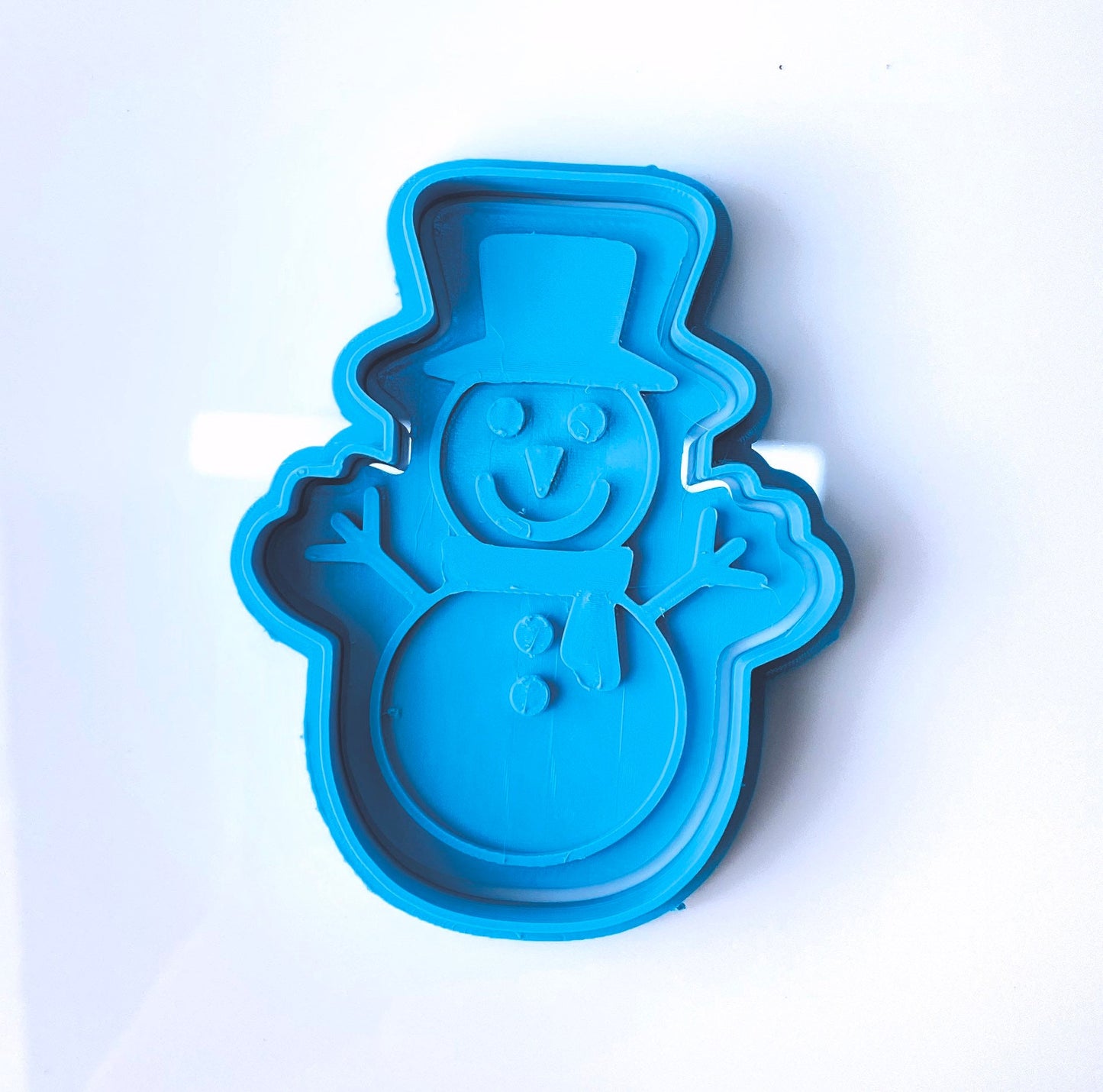 Christmas snowman cookie cutter and stamp