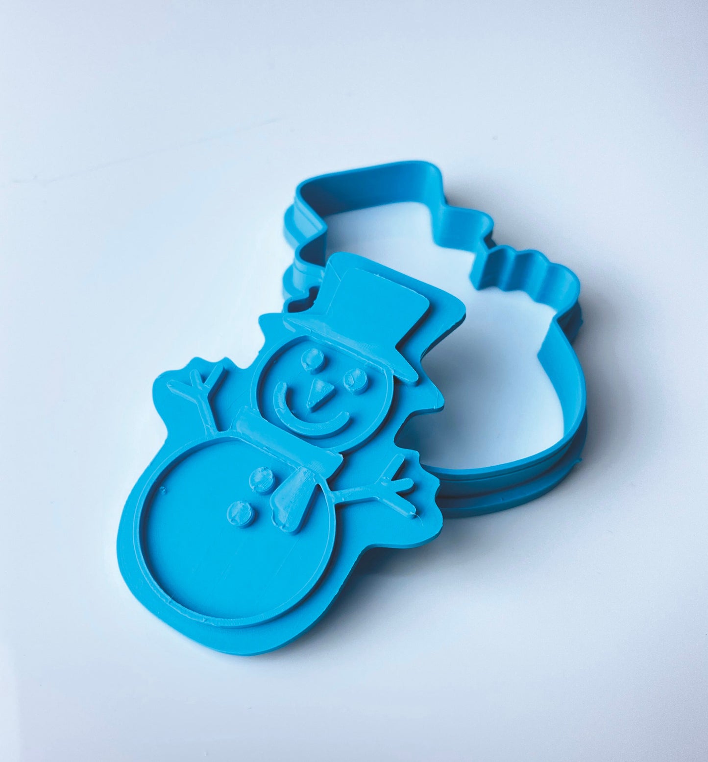 Christmas snowman cookie cutter and stamp