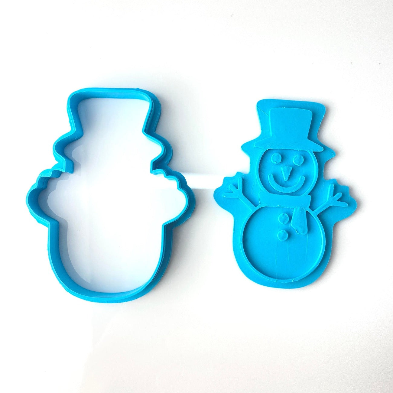 Christmas snowman cookie cutter and stamp