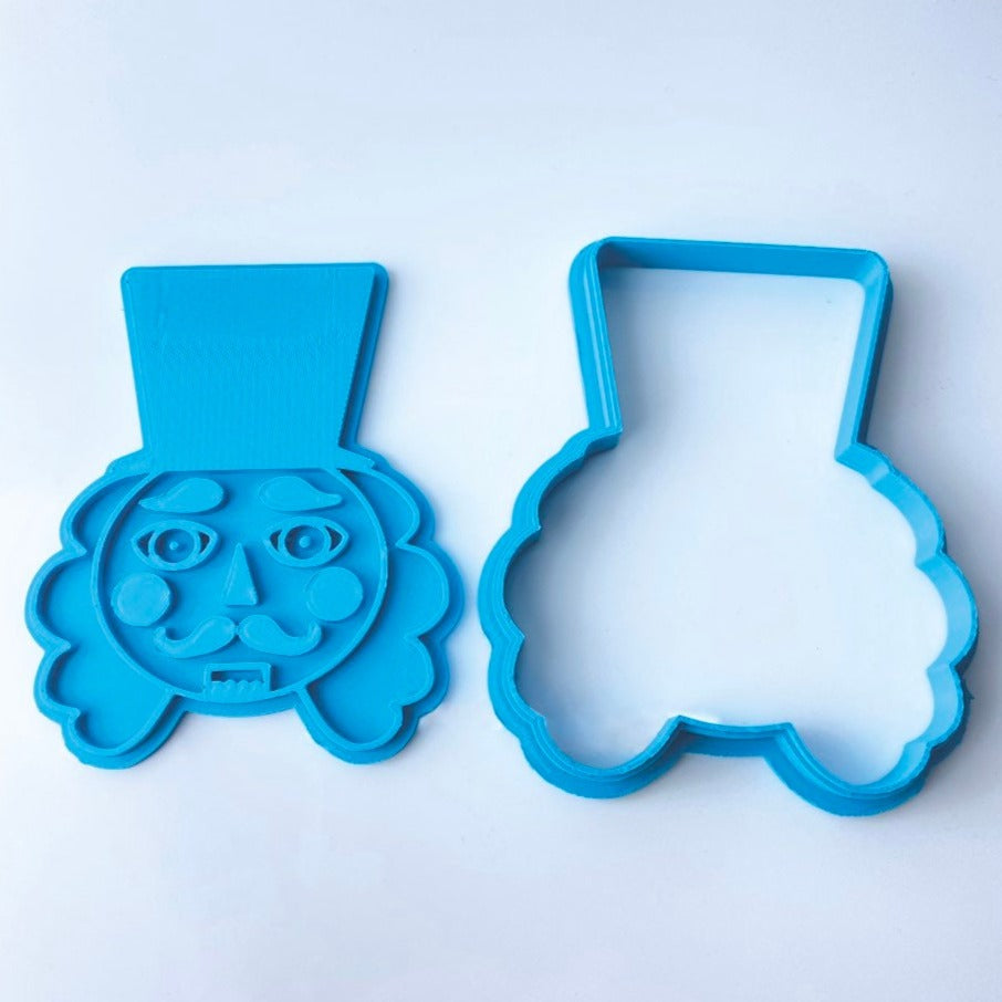 Nutcracker cookie cutter and stamp - Kuppiandbear